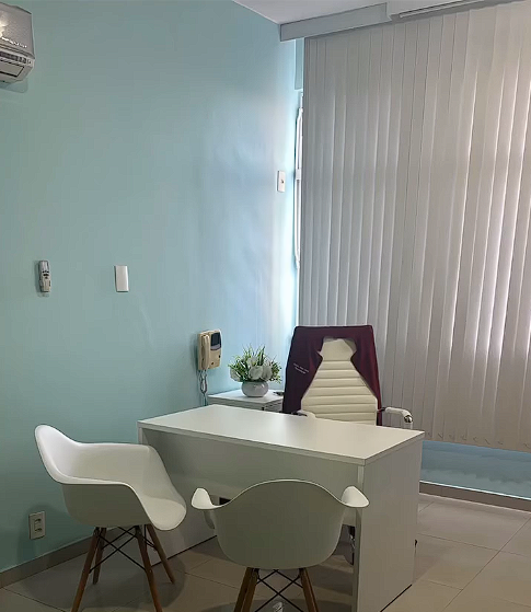 Consultório de Psicologia presencial - Detalhes do espaço